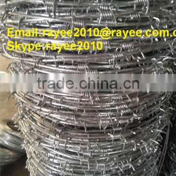 Galvanized / pvc coated single strand barbed wire