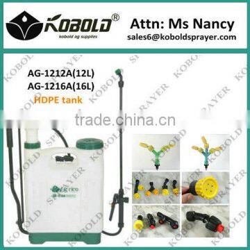 (AG-1220A) garden chemical sprayer manual pump weed sprayer 20L/18L