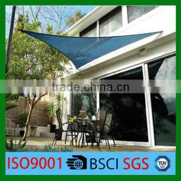 100% PE triangle car park sun shade sail