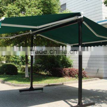 Motorized Stand Awning Twim Side open