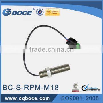 Magnetic Pickup BC-S-RPM-M18 RPM M18 Speed Sensor