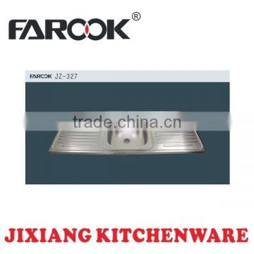 Cheap 120*50cm stainless steel kitchen sink for restaurants