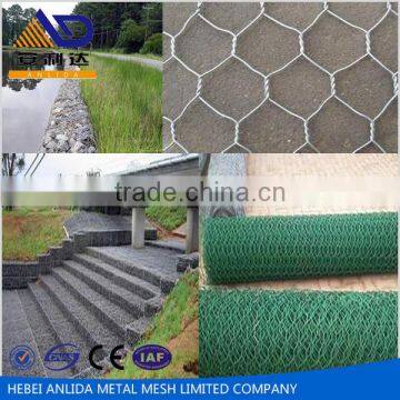 Protecting river beds Galvanized or PVC/PE coated Gabion Box