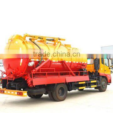 Good Discount 11cbm Vacuum Sewage Cleaning Truck/sewer Cleaning Tanker Truck photo-4