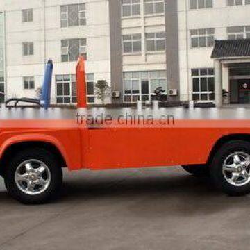 2 Seater 1000kg Open Cab Electric Platform Truck photo-2