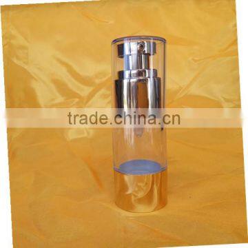 High End Elegant Unique Packaging Wholesale airless pump bottle cosmetic 10ml 15ml 30ml 50ml 100ml