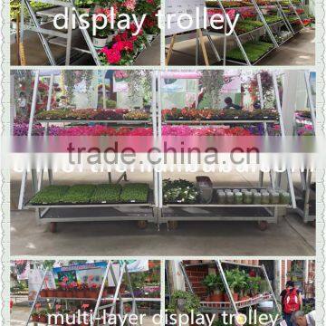 Display Trolley/flower Trolley/greenhouse Plant Trolley photo-3