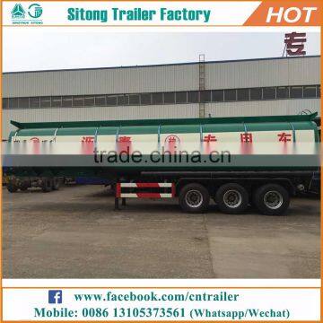 High quality economy heated asphalt transport semi trailer bitumen tank trailer