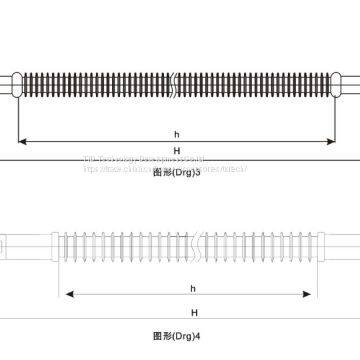 Composite Railway Double Insulation Long Rod Insulator photo-4