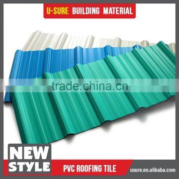 uv Protect Pvc Plastic Roof Tile Fire Rated Corrugated Sheet photo-2
