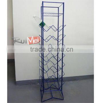 Store China Floor Metal Wire Mineral Water Bottle Stand