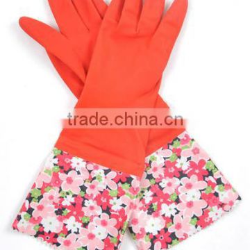 latex kitchen cleaning warm waterproof gloves