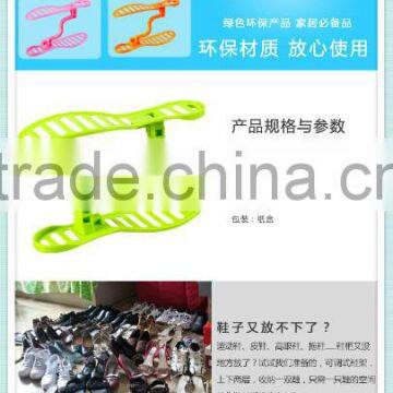 Fashion Design BPA Free Plastic Shoe Shelf photo-2