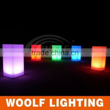 Modern RGB Garden and Yard Used Rechargeable Illuminated LED Pillar Light photo-5