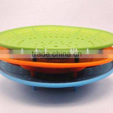 Fruit Vegetable Tray Pan Shelf Basket Container Drainage Plate Bowl Steamer 3 in 1 photo-2