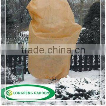 Plant Protection Cover,Winter Fleece Protective Cover, 60 x 80 cm, with draw cord, set of 4