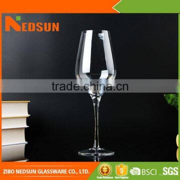 Hot sale clear goblet wine glass