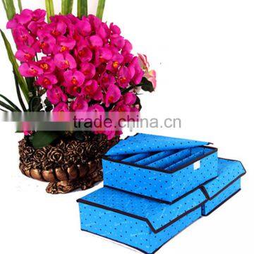 N491 High Quality Underwear Travel Non Woven Box Foldable Storage Box photo-4