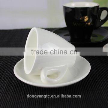 2017 Trending Products Custom Made Porcelain Coffee Saucer Set Print Gold Decal photo-4