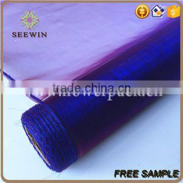 Iridescent Organza Nylon Fabric Roll and Sheet photo-5