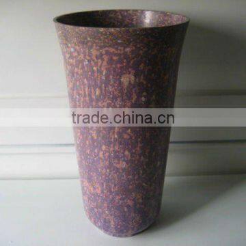Biodegradable Round Bamboo Fiber Vase in Different Sizes photo-3