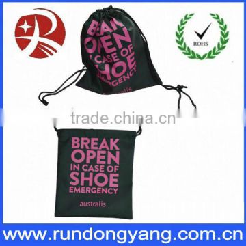 Color Printing Durable Polyester Drawstring Bag