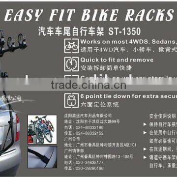 Hitch 3 bike carrier ,3 Bike Trunk Rack/steel Bike carrier