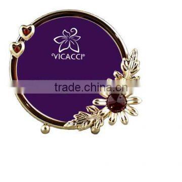 24K Gold Plated Daisy 3x3" Photo Frame for Birthday Gift