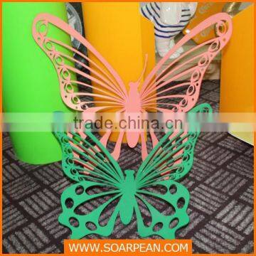 Artificial Acrylic Butterfly Decoration for store