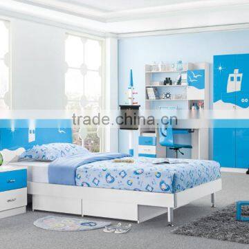 RD101 Sweet Girl Purple Princess Bedroom Set 2015 New Children Kids Furniture on Sale in Stock photo-5