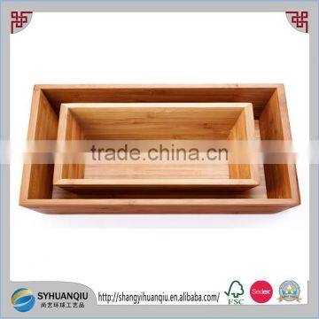 Europe Regional Wood Material rectangular Food tray Japanese Wooden Tray