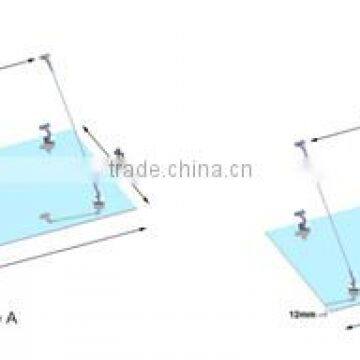 JINXIN Stainless Steel Glass Canopy Front Door Glass Canopy Hardware photo-5