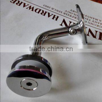 Tube Indoor Mirror Polished Handrail Bracket For Glass Fencing photo-2