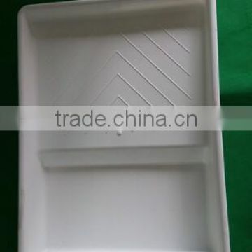 9" White virgin material paint tray