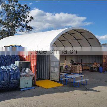 Domed Fabric Storage Building , Container Shelter , Car Garage, Fabric Structure photo-3