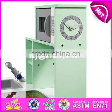 New Design Luxurious White Wooden Boys Play Kitchen for Kids W10C279 photo-4