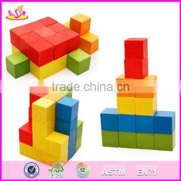 2017 New Design 100 Pieces Kids Preschool Building Toy Wood Blocks for Sale W13A130 photo-6