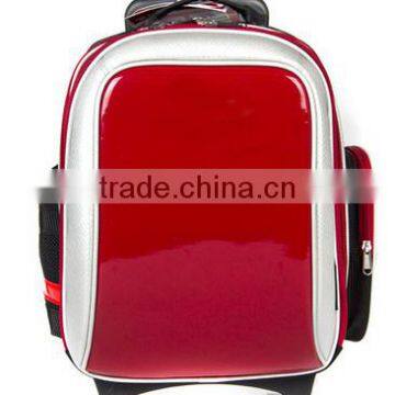 2015 Newest Design Fashion Kids Trolley School Bag With PU Leather photo-2