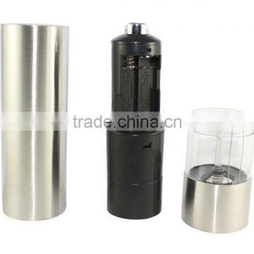 New Stainless Steel Manual Kitchen Spice Sauce Salt Pepper Mill photo-3