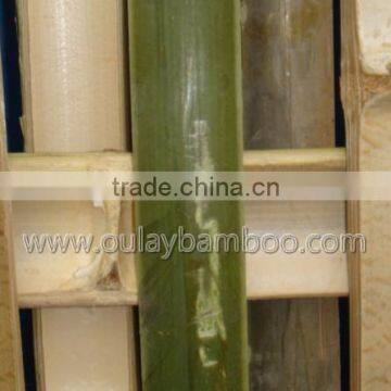 Nature color green cutting bamboo slats