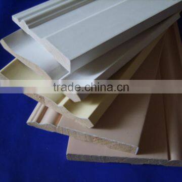 Wood & MDF Skirting Board Decorative White Primed Mouldings