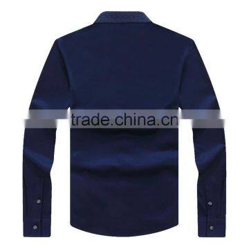 Mens Long Sleeve Hign Design Class Fashion Cotton Polo t Shirt photo-2