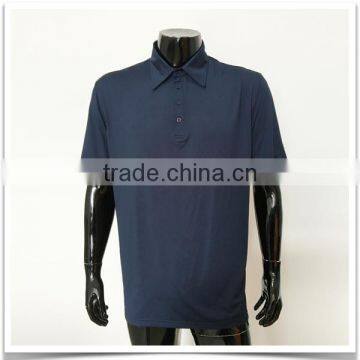 Fri-Dry Polo T-shirt Navy With 100Polyester Jersey