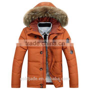 Fashion Winter Parka Jacket With Fur Hood for Men Winter Jacket Men 2016 photo-2