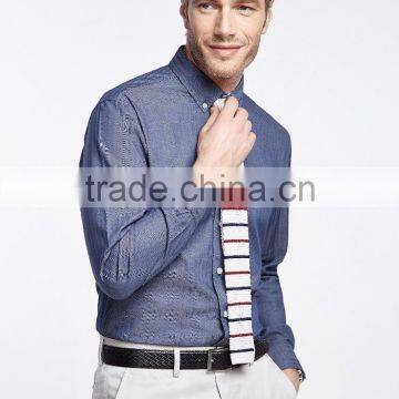 New Design Made to Measure Cotton Slim Men Shirt BSZ0084 photo-2