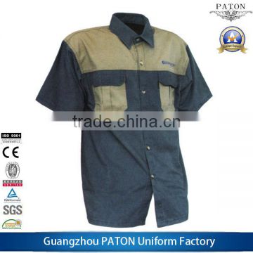 summer short sleeve work uniforms/work shirt