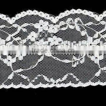 New design embroidery lace curtain fabric