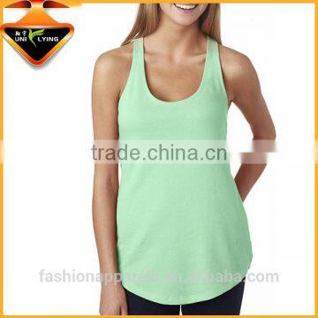 Promotional items women's loose fit tank top shirts in factories China