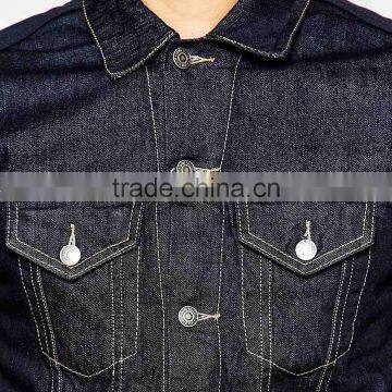 Boys Fancy Jacket Dark Blue With Metal Button Outdoor Casual Wear photo-3