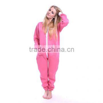 Cheap Adult Onesie Hooded Pajama Zipper up Adult Onesie Plain Colour photo-6